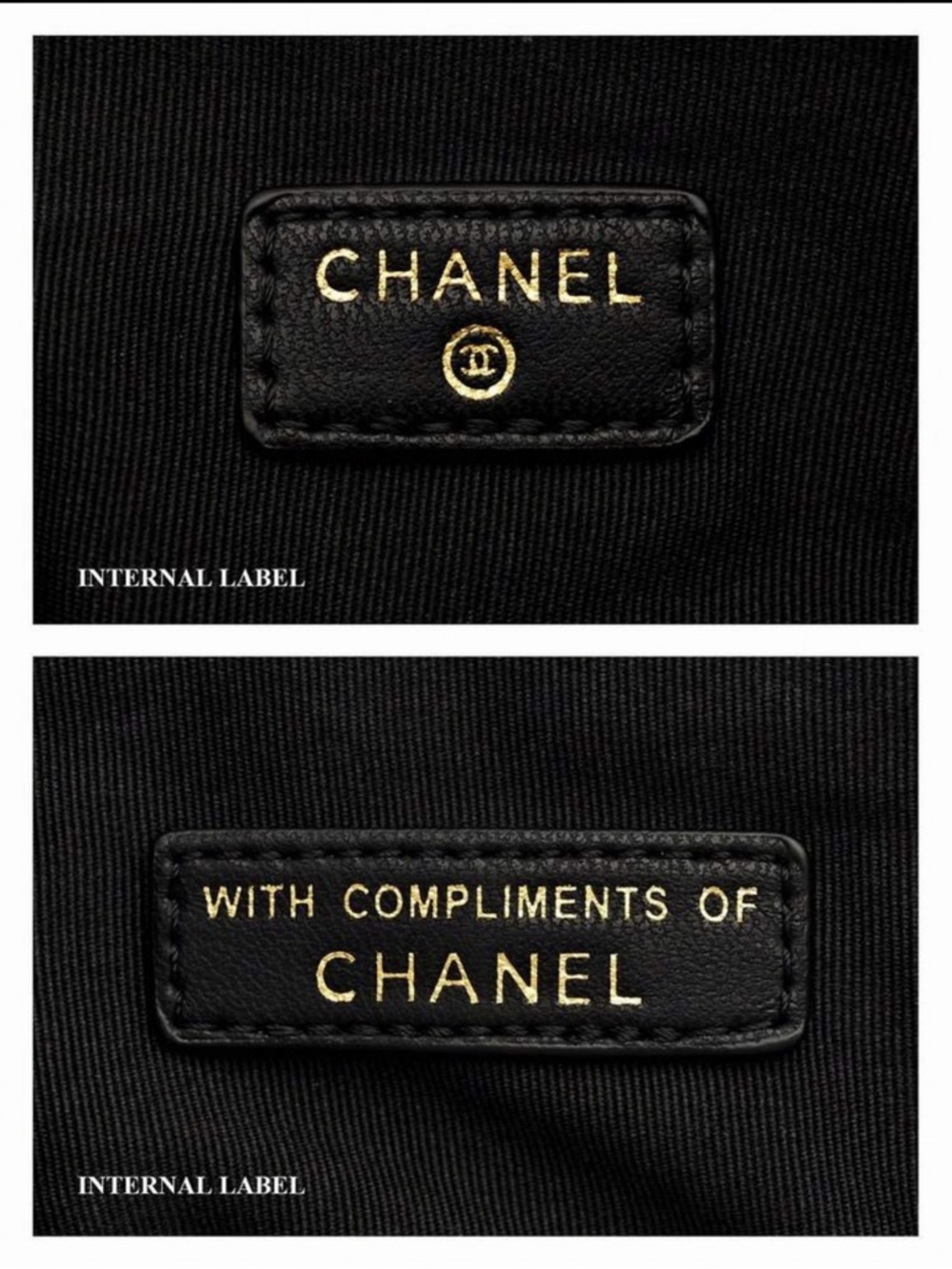 CHANEL Makeup Black Quilted Velvet Zip-Around Clutch with Gold CC Charm - Picture 7 of 9